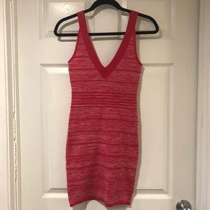 ARDEN B • Fitted Mini Dress • Reddish Pink • XS
